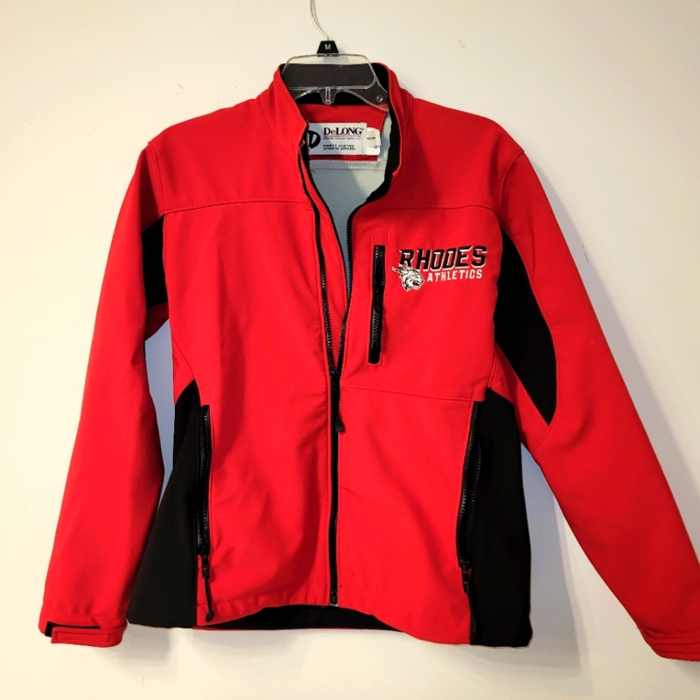 Delong Sportswear Women's Jacket Red Black M